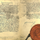 Die beiden Schlussseiten des Augsburger Religionsfriedens (1555), Bild: Wikimedia Commons (gemeinfrei)
